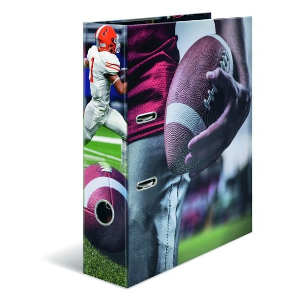 HERMA Motivordner American Football DIN A4 Rückenbreite 7cm