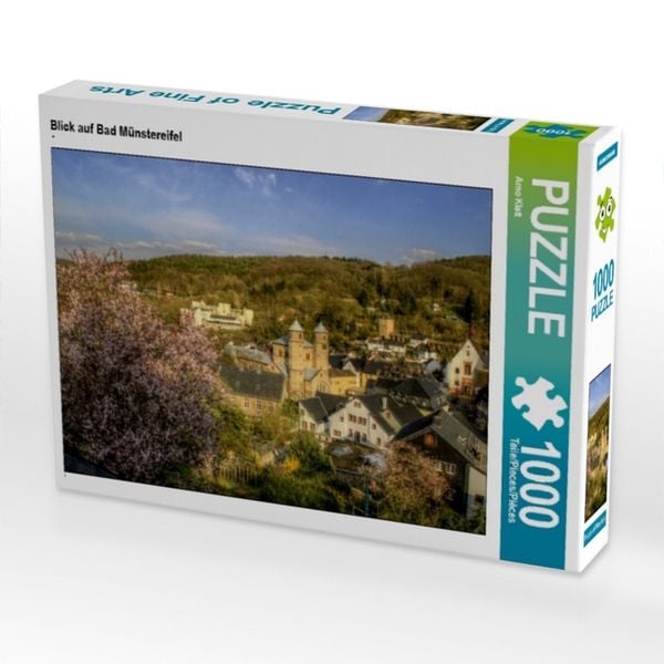 CALVENDO Puzzle Blick auf Bad Münstereifel 1000 Teile Lege-Größe 64x48cm Foto-Puzzle für glückliche Stunden