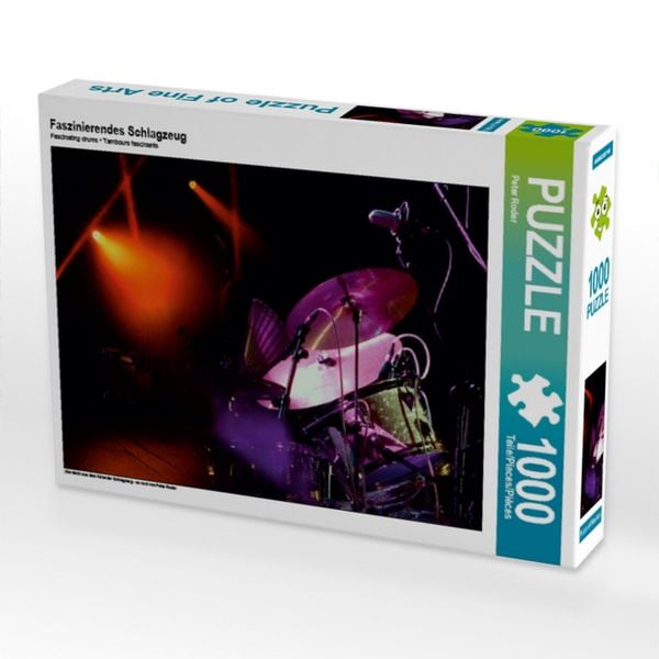 CALVENDO Puzzle Faszinierendes Schlagzeug 1000 Teile Lege-Größe 64x48cm Foto-Puzzle für glückliche Stunden