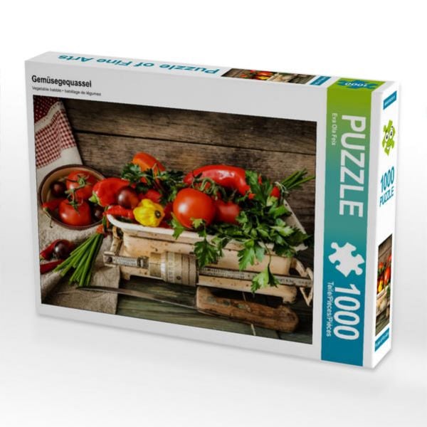 CALVENDO Puzzle Gemüsegequassel 1000 Teile Lege-Größe 64x48cm Foto-Puzzle für glückliche Stunden