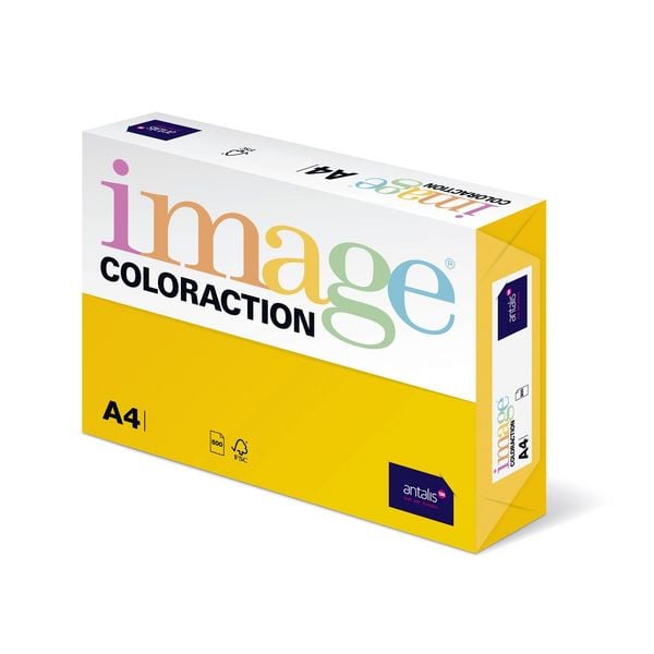 Kopierpapier image COLORACTION 160g/m² sonnengelb DIN A4 250 Blatt