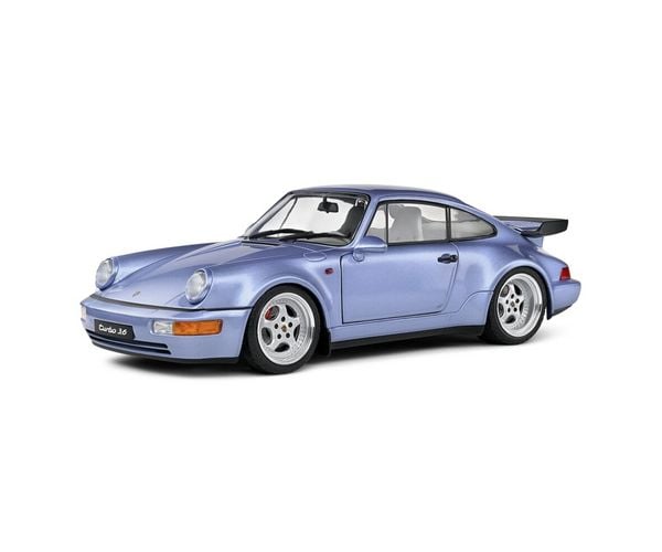 Solido Porsche 911 (964) Turbo 1990 blau 1:18 Modellauto