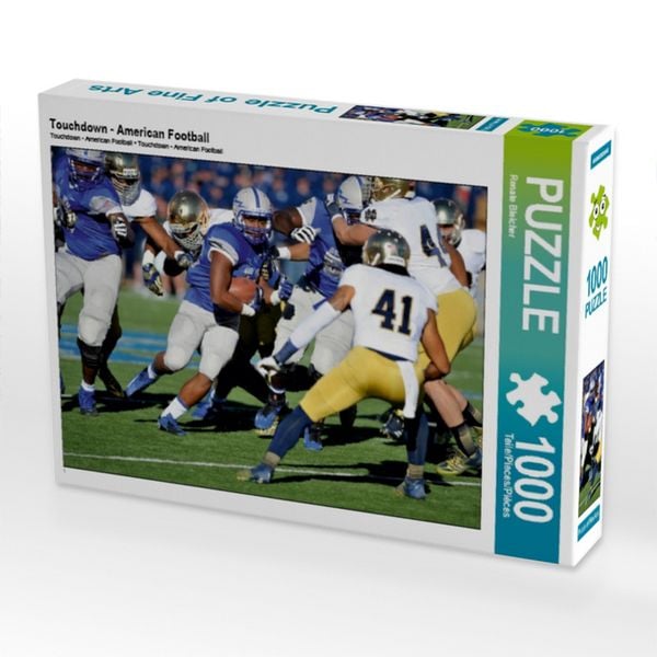 CALVENDO Puzzle Touchdown - American Football 1000 Teile Lege-Größe 64x48cm Foto-Puzzle für glückliche Stunden