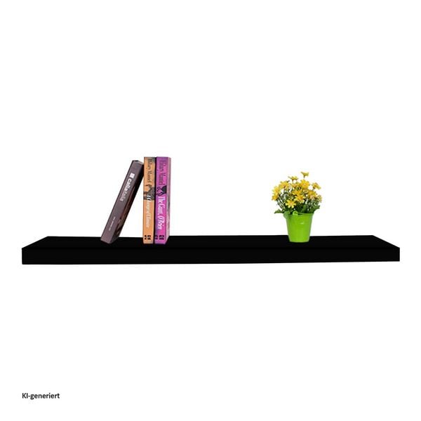 HTI-Living Wandregal 80 cm Altona Schwarz Wandregal 80 cm Altona Schwarz