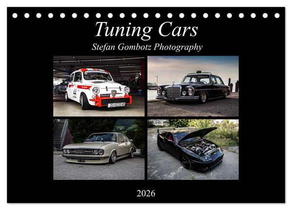 Tuning Cars (Tischkalender 2026 DIN A5 quer), CALVENDO Monatskalender