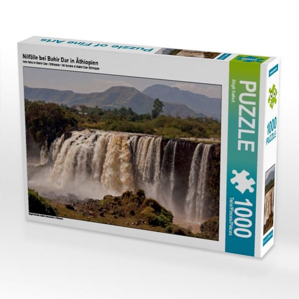 CALVENDO Puzzle Nilfälle bei Bahir Dar in Äthiopien 1000 Teile Puzzle quer 1000 Teile Lege-Größe 64 × 48 cm Foto-Puzzle für glückliche Stunden