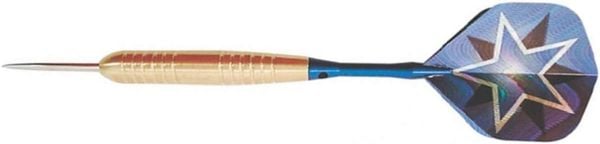 Carromco 80102 - Steeldart 3er Set Classic 22g, Messing