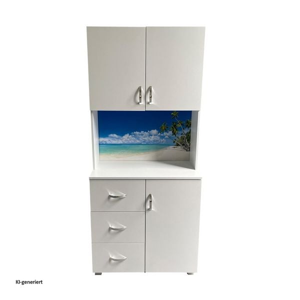 HTI-Living HTI-Living Schrank mit bedruckter Rückwand Palmen