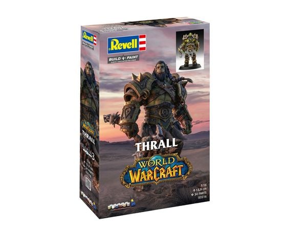 Geschenkset World of Warcraft Thrall, Revell Modellbausatz mit Basiszubehör