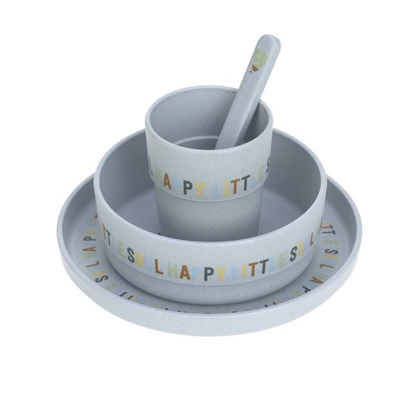 Dish Set PP/Cellulose Happy Fruits Lemon