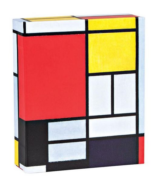 Teneues - Quicknotes: Piet Mondrian, Notecards with Box, 20 Full Color Notecards, 20 Classic White Envelopes, Blank Notecards, Gift Keepsake Box, Magnetic Closure