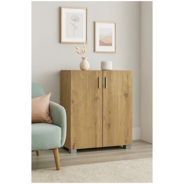 HTI-Living Kommode 2türig Thekla 6077 Artisaneiche Kommode 2türig Thekla 6077 Artisaneiche