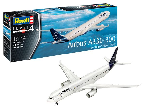 Airbus A330-300 - Lufthansa New Livery, Revell Modellbausatz