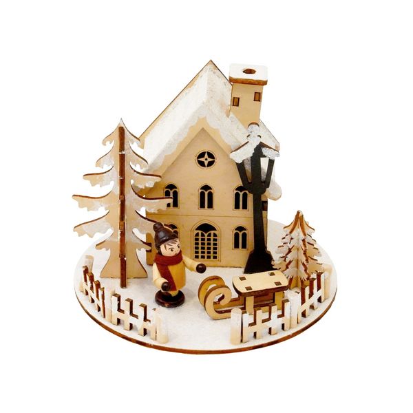 HTI-Living Weihnachtsdeko Schlittenjunge Weihnachtsdeko Schlittenjunge