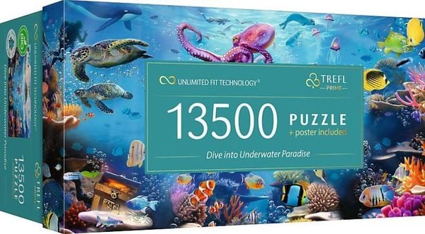 UFT Puzzle 13500 - Tauchen Sie ein in das Unterwasserparadies