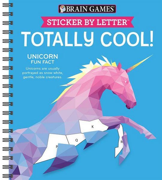 Brain Games - Sticker by Letter: Totally Cool! (Sticker Puzzles - Kids Activity Book)