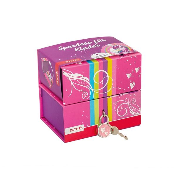 Spardose, Einhornportrait