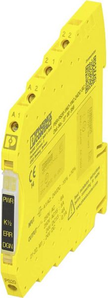 Sicherheitsrelais PSR-PS20-1NO-1NC-24DC-SC Phoenix Contact Betriebsspannung: 24 V/DC 1 Schließer (B x H x T) 6.8 x 93.1 x 102.5 mm 1 St.