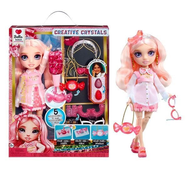 Rainbow High Creative Crystals Fashion Doll- Bella
