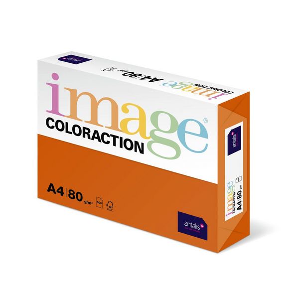 Kopierpapier image COLORACTION 80g/m² orange DIN A4 500 Blatt