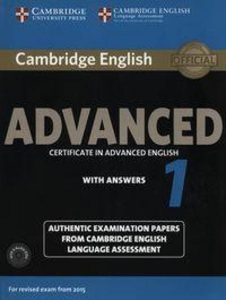 Cambridge English Advanced 1 for Revised Exam from 2015 Student's Book Pack (Student's Book with Answers and Audio CDs (2))