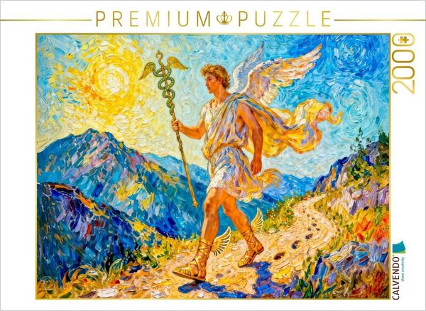 CALVENDO Puzzle Hermes - Gott der Reisen 2000 Teile Lege-Größe 90x67cm Foto-Puzzle für glückliche Stunden