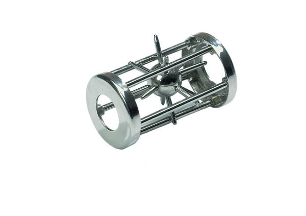Vogelkäfig Puzzle, Metall