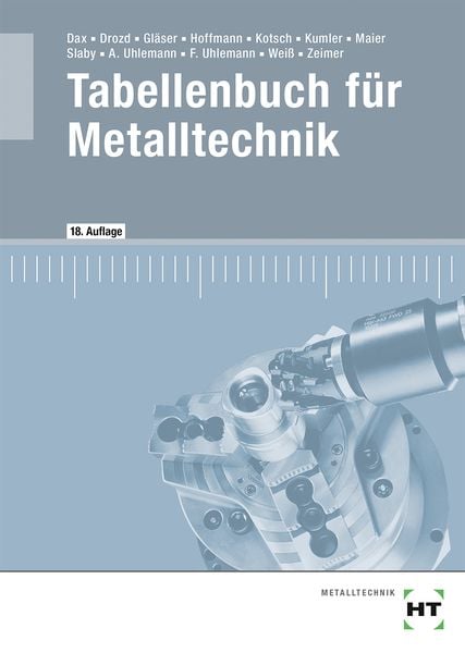 EBook inside: Buch und eBook Tabellenbuch für Metalltechnik