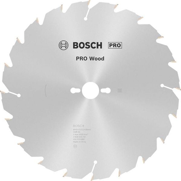 Bosch Accessories Construct Wood 2608640701 Hartmetall Kreissägeblatt 315 x 30 x 3.2 mm Zähneanzahl: 20 1 St.