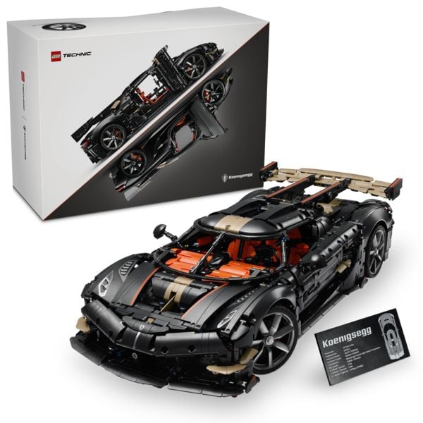 LEGO Technic Koenigsegg Sadair’s Spear Hypercar Auto Modell Deko 42232