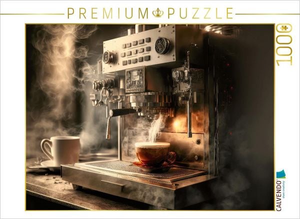 CALVENDO Puzzle Maximum Power Kaffeemaschine 1000 Teile Lege-Größe 64x48cm Foto-Puzzle für glückliche Stunden