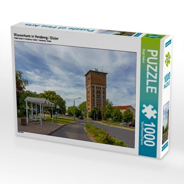 CALVENDO Puzzle Wasserturm in Herzberg / Elster 1000 Teile Puzzle quer 1000 Teile Lege-Größe 64 × 48 cm Foto-Puzzle für glückliche Stunden