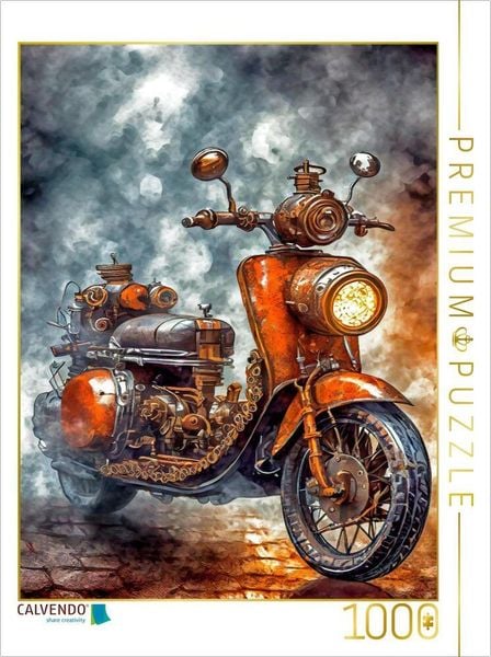 CALVENDO Puzzle Motorroller 1000 Teile Lege-Größe 64x48cm Foto-Puzzle für glückliche Stunden