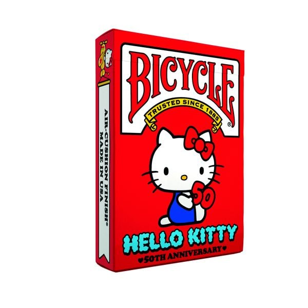 Bicycle® Hello Kitty - 50th Anniversary (Designer Spielkarten, Poker, Skat...)