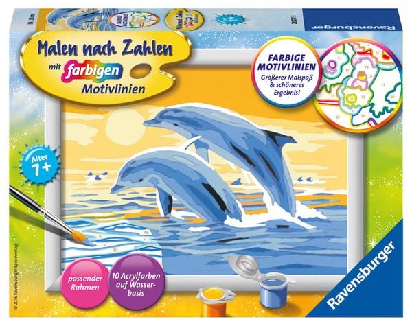 Ravensburger Malen nach Zahlen, Freunde des Meeres