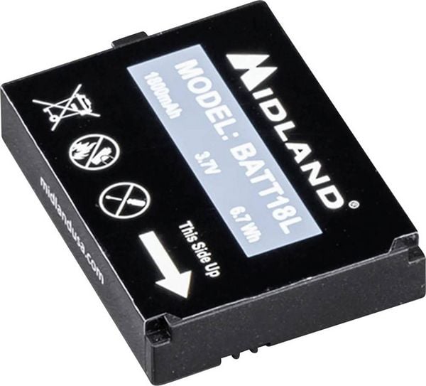 Midland Ersatzakku Akkupack 1800 mAh für BR 180 Funkgeräte C1628