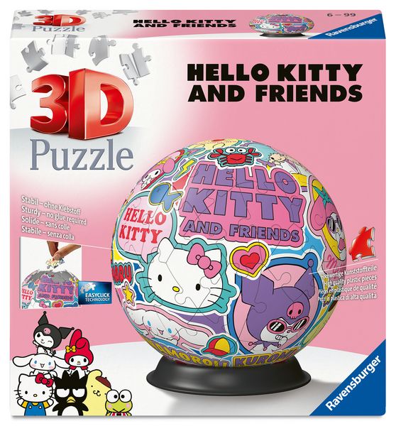 3D Puzzle-Ball Hello Kitty and Friends