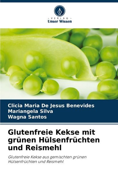 Glutenfreie Kekse mit grünen Hülsenfrüchten und Reismehl