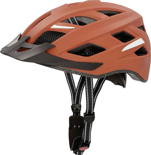 FISCHER FAHRRAD Urban Plus Miami Fahrrad-Helm Rost-Braun Konfektionsgröße=L/XL Kopfumfang=58-61 cm