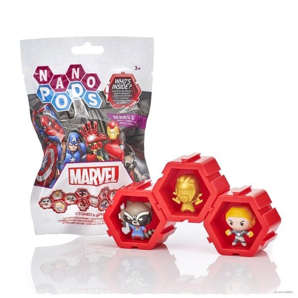 Marvel Nano Pods Blind Bag, 1 Stück sortiert