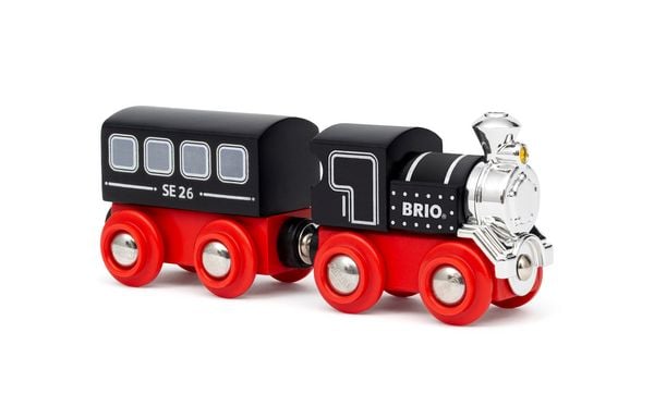 BRIO World - Sondereditionszug 2026 (Holz-Dampflok und Wagen) - Spielzeug-Zug in limitierter Edition - nur in 2026 erhältlich - Spielzeug ab 3 Jahren