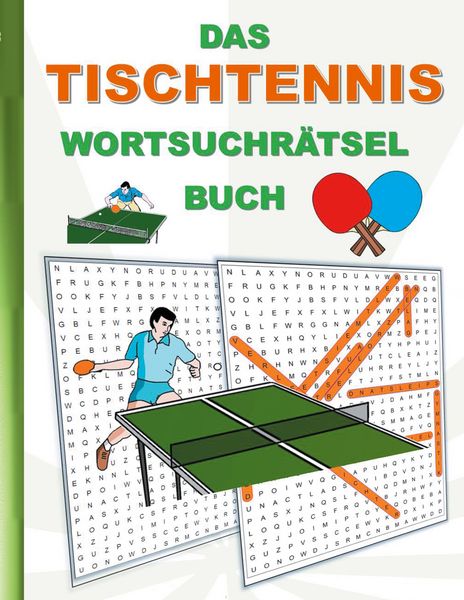Das Tischtennis Wortsuchrätsel Buch