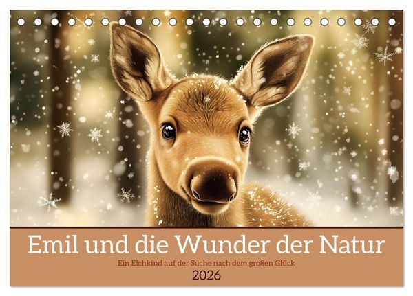 Emil und die Wunder der Natur (Tischkalender 2026 DIN A5 quer), CALVENDO Monatskalender