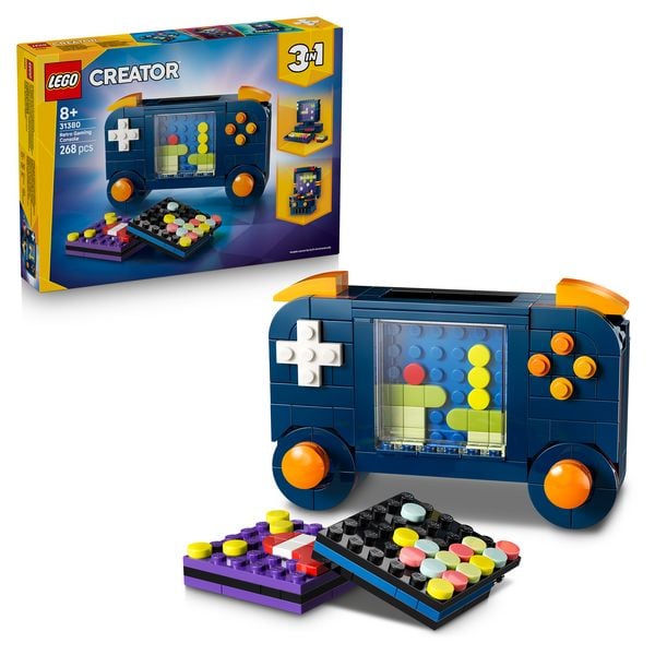 LEGO Creator 3-in-1-Set 31380 Retro-Spielkonsole, Spielzeug ab 8 Jahren