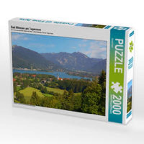 CALVENDO Puzzle Bad Wiessee am Tegernsee 2000 Teile Puzzle quer 2000 Teile Lege-Größe 90 × 67 cm Foto-Puzzle für glückliche Stunden