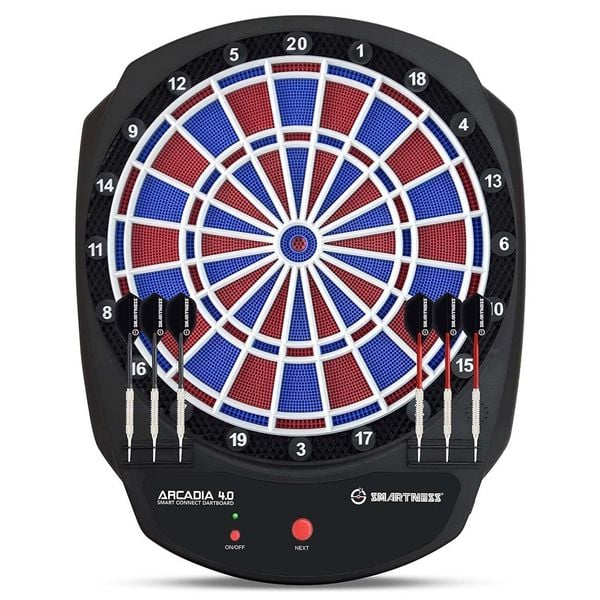 SMARTNESS ELEKTRONIK DARTBOARD TURBO CHARGER 4.0, 2-LOCH ABSTAND
