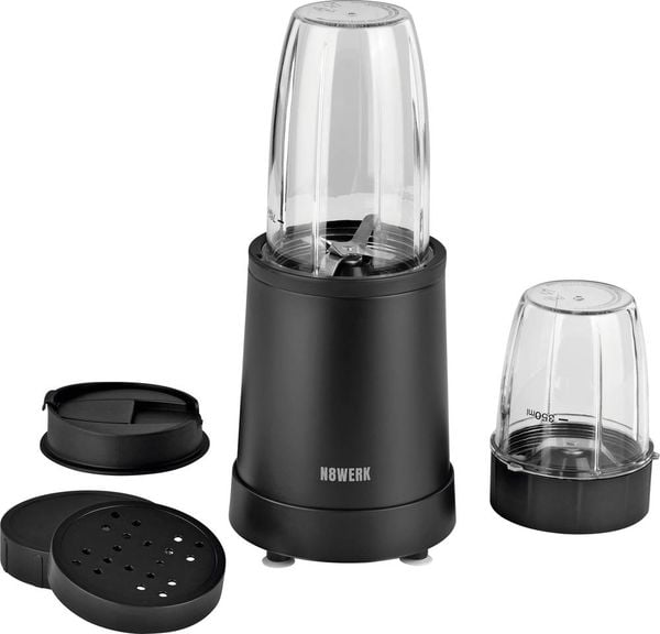 N8WERK Nutrition 8-tlg. Standmixer 800W Schwarz