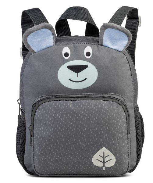 SIEBER Glühwürmchen - Kinderrucksack Ella, Bär, zement, 5 Liter