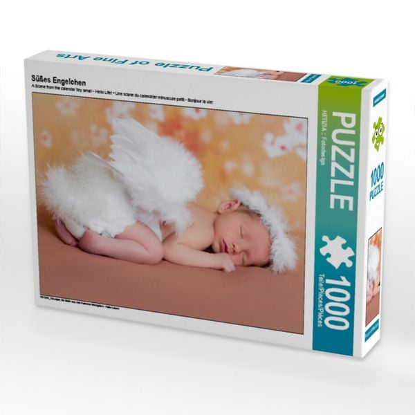 CALVENDO Puzzle Süßes Engelchen 1000 Teile Puzzle quer 1000 Teile Lege-Größe 64 × 48 cm Foto-Puzzle für glückliche Stunden