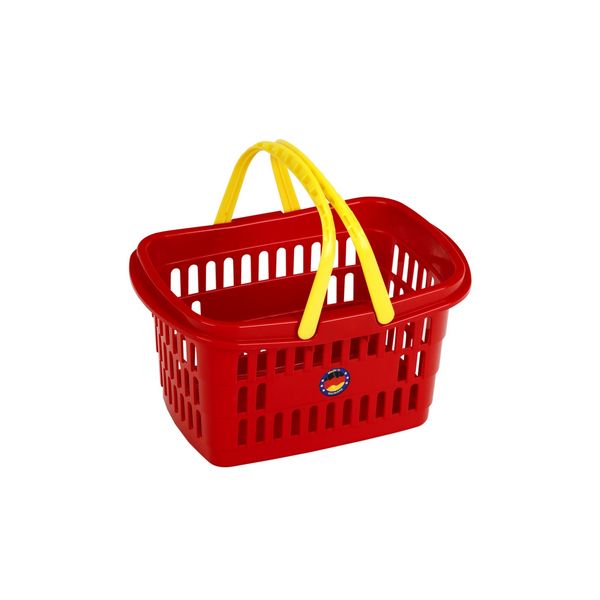 Kinder-Einkaufskorb Einkaufskorb rot/gelb